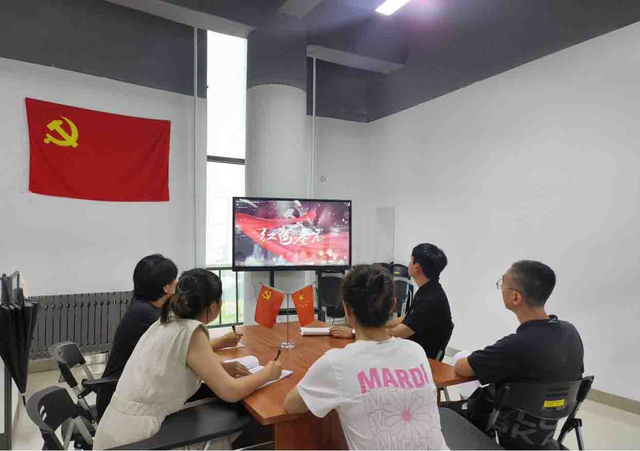 创新创业学院直属党支部开展 “感悟基石力量，勇担时代使命” 主题党日观影活动